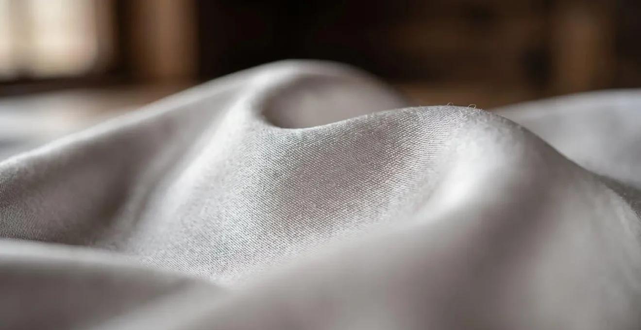 Gros plan sur la texture soyeuse d'un sac à viande dans un refuge